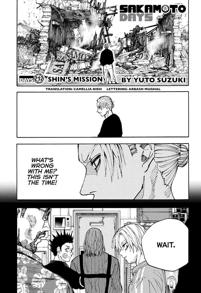 Sakamoto Days Chapter 212 - Page 1
