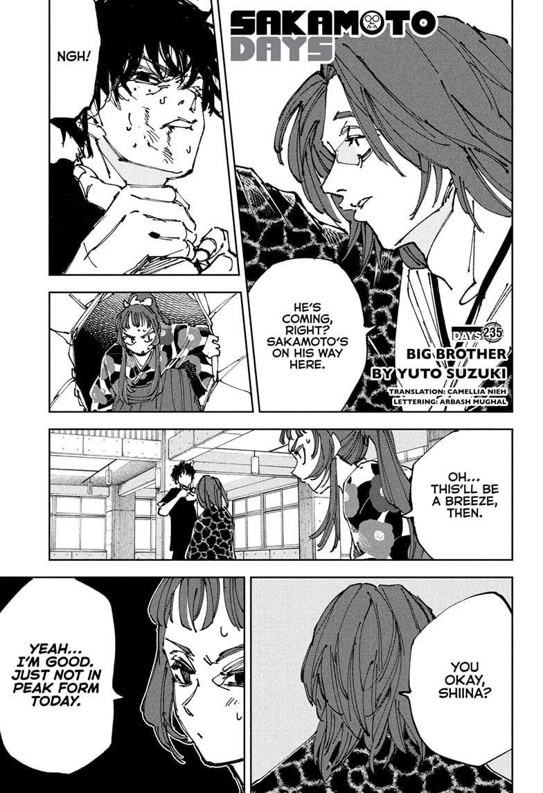 Sakamoto Days Chapter 235 - Page 1