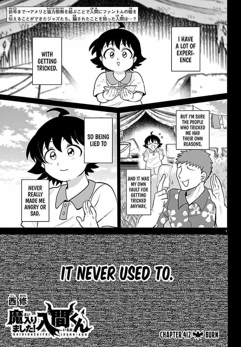 Mairimashita! Iruma-kun Chapter 412 - Page 1