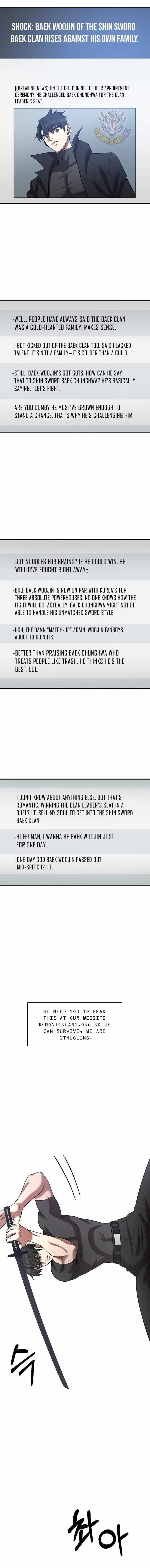 I Became a Renowned Family’s Sword Prodigy Chapter 166 - Page 1