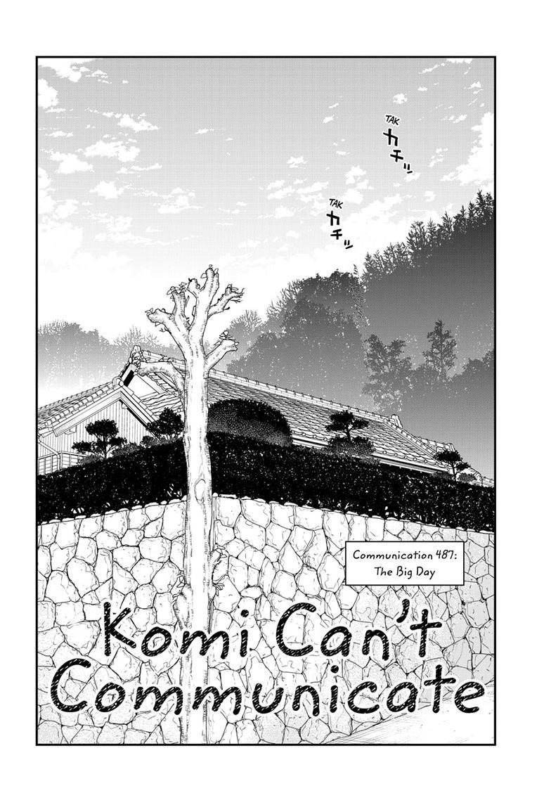 KOMI-SAN WA KOMYUSHOU DESU Chapter 487 - Page 2