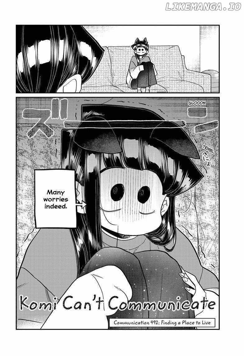 KOMI-SAN WA KOMYUSHOU DESU Chapter 492 - Page 2