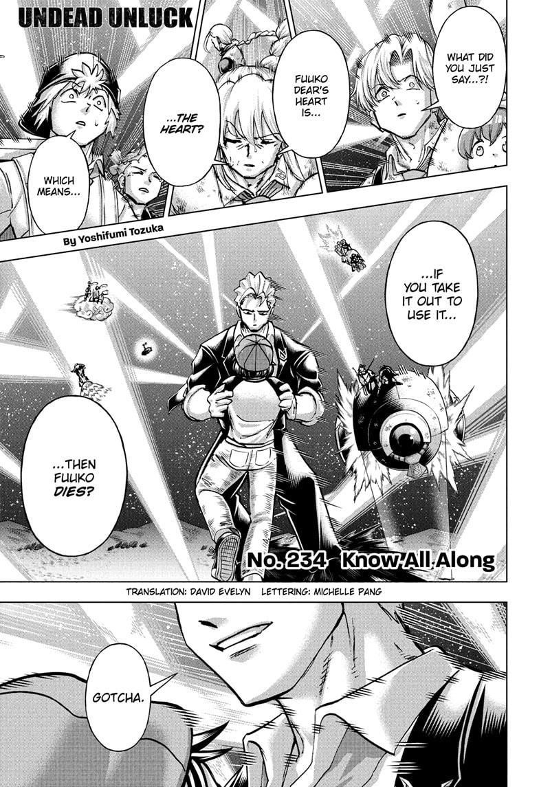 Undead + Unluck Chapter 234 - Page 1