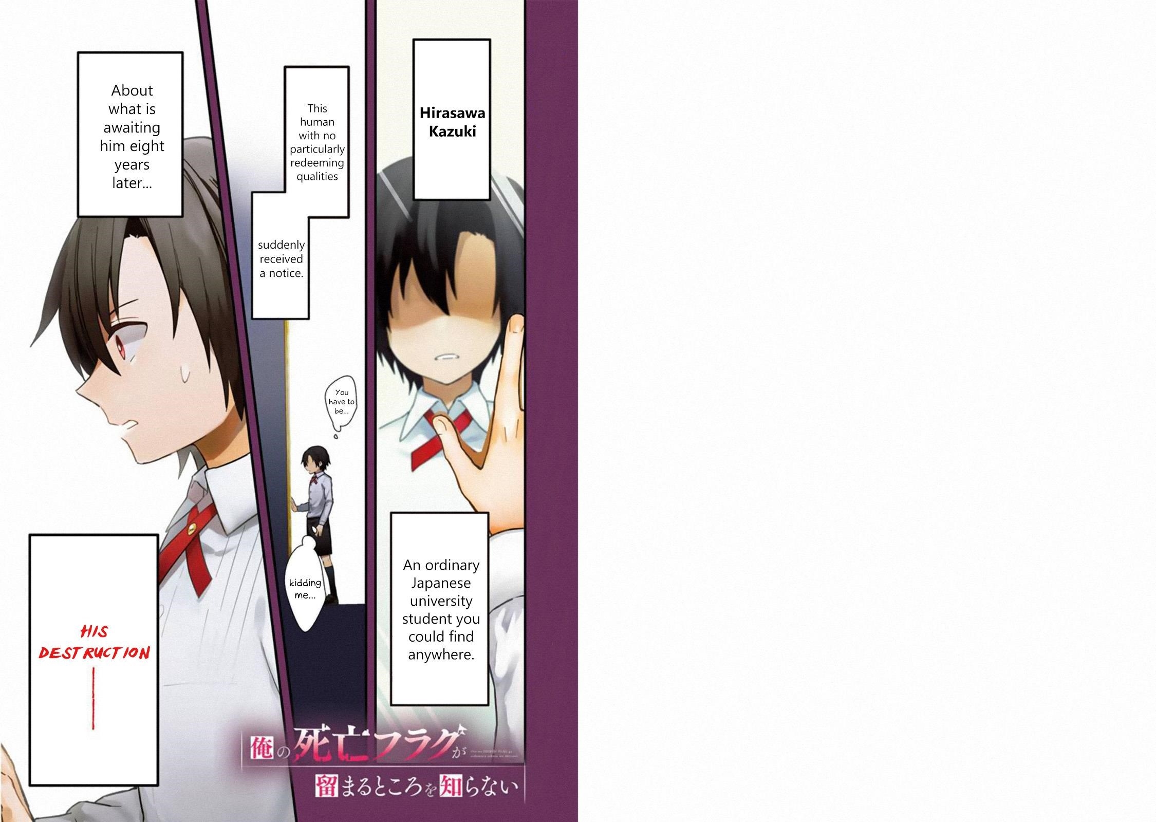 My Death Flags Show No Sign of Ending Chapter 1 - Page 1