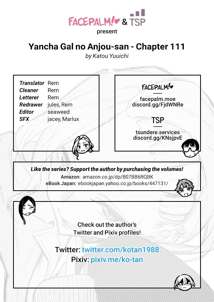 Yancha Gal no Anjou-san Chapter 111 - Page 14