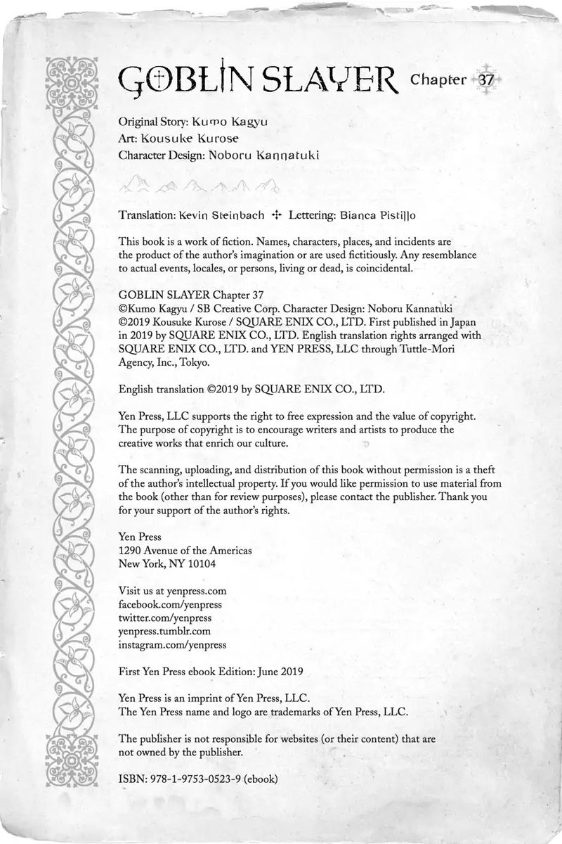 GOBLIN SLAYER Chapter 37 - Page 34