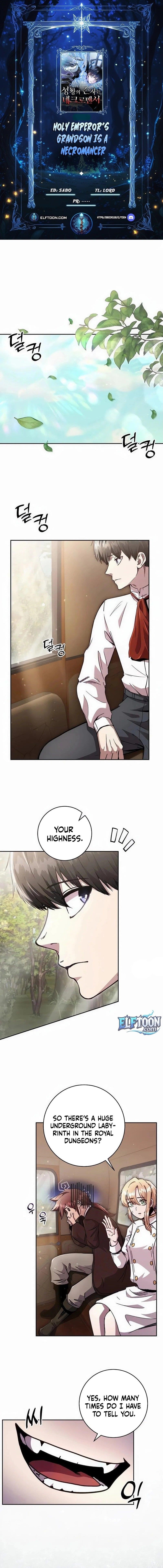 Holy Emperor’s Grandson is a Necromancer Chapter 85 - Page 1