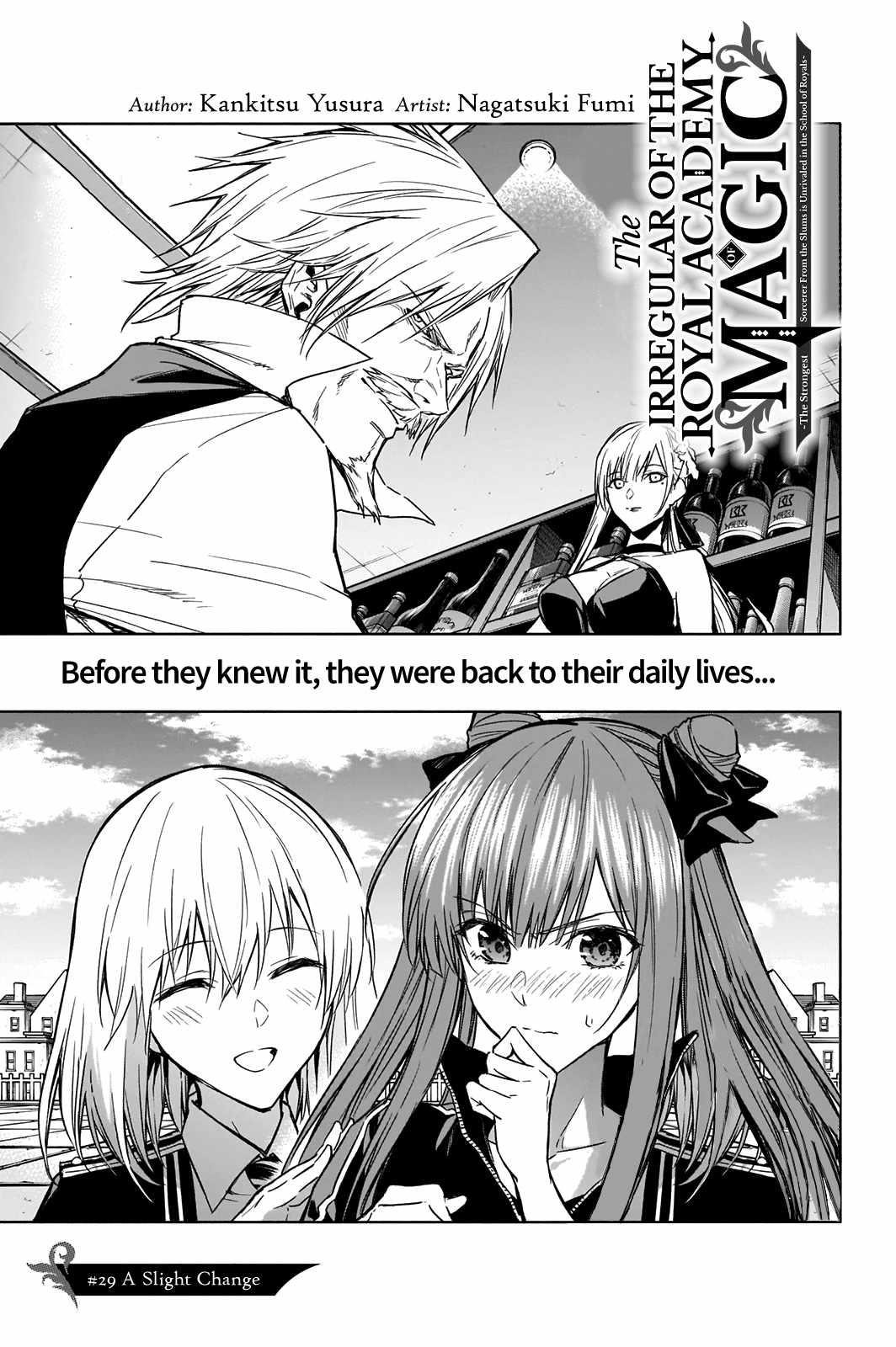 The Irregular of the Royal Academy of Magic Chapter 29 - Page 1