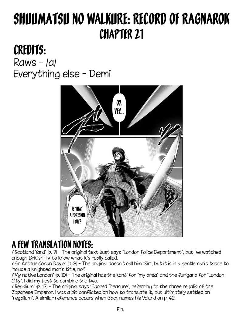 SHUUMATSU NO VALKYRIE Chapter 21 - Page 48