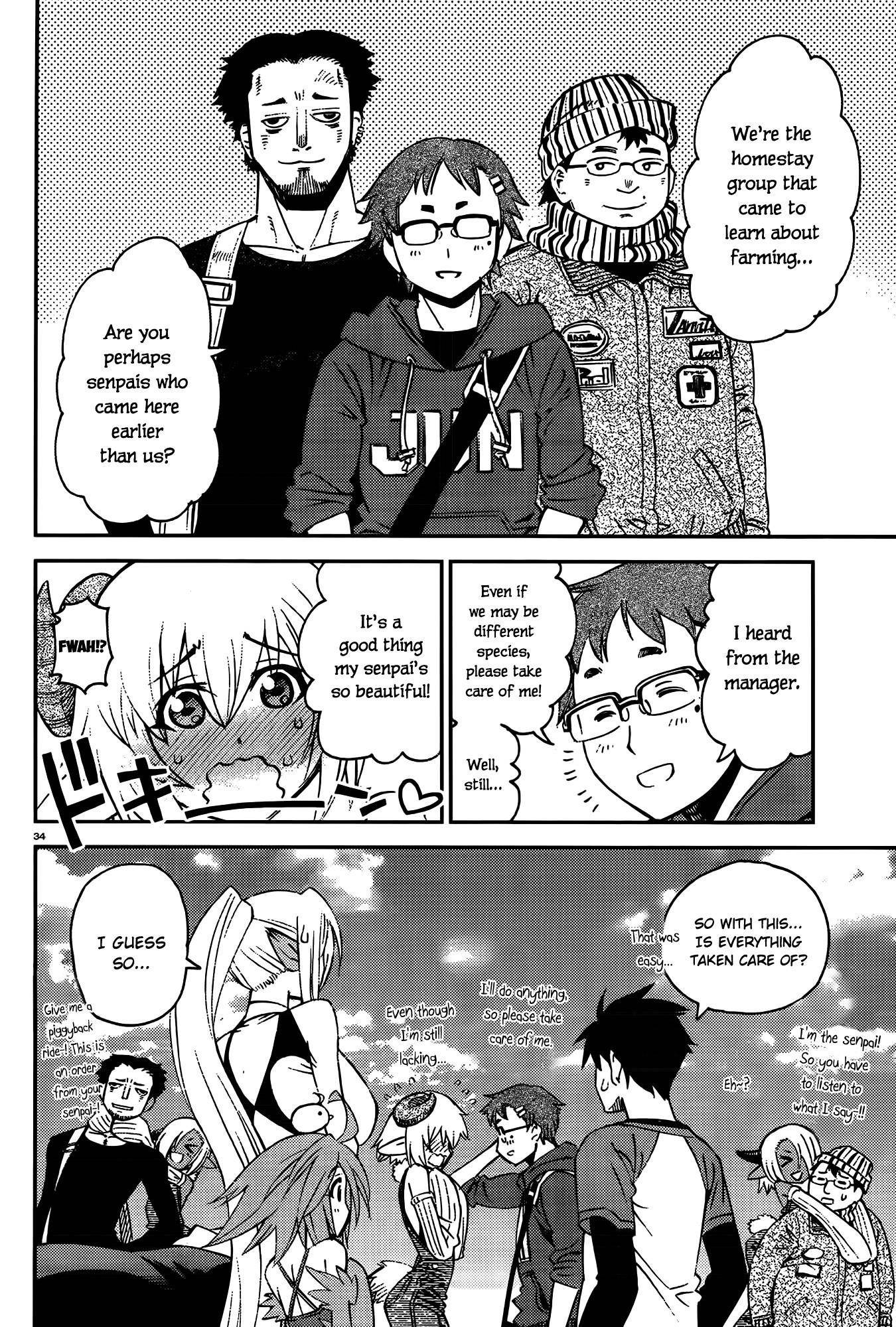 Monster Musume no Iru Nichijou Chapter 33 - Page 34