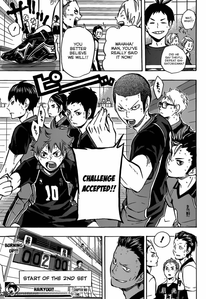 Haikyuu!! Chapter 100 - Page 19