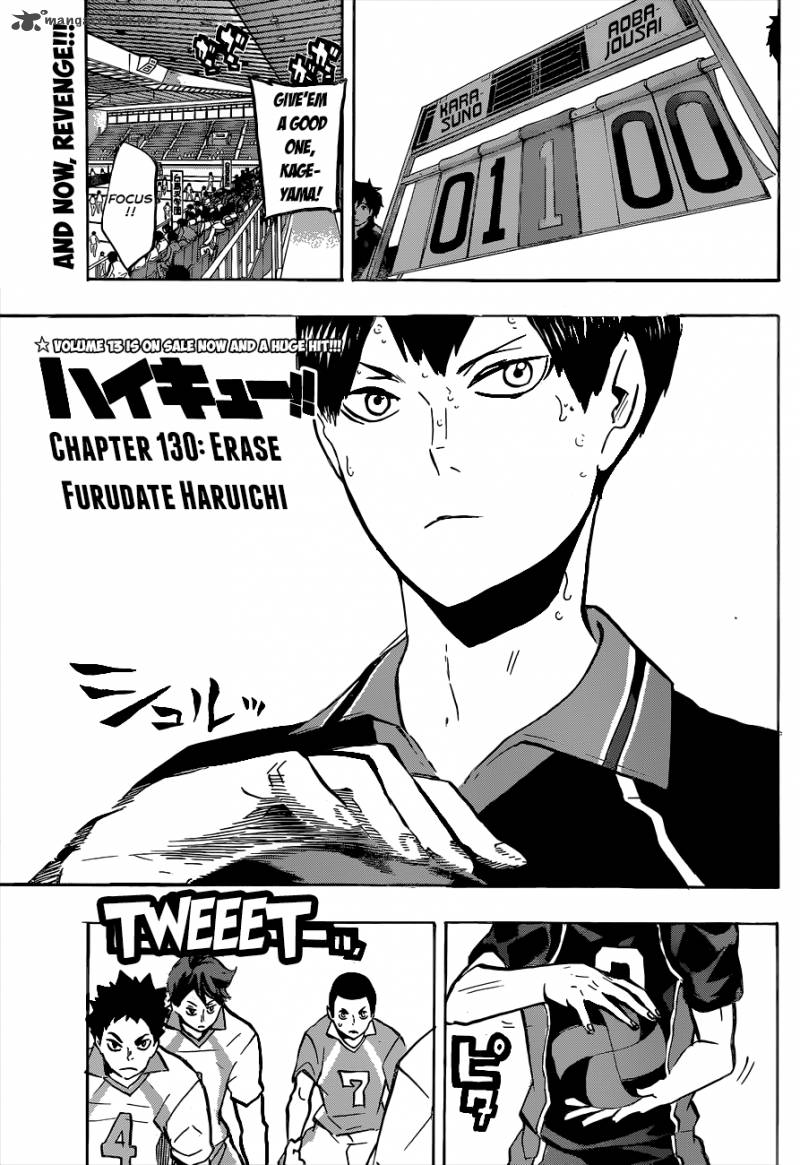 Haikyuu!! Chapter 130 - Page 2