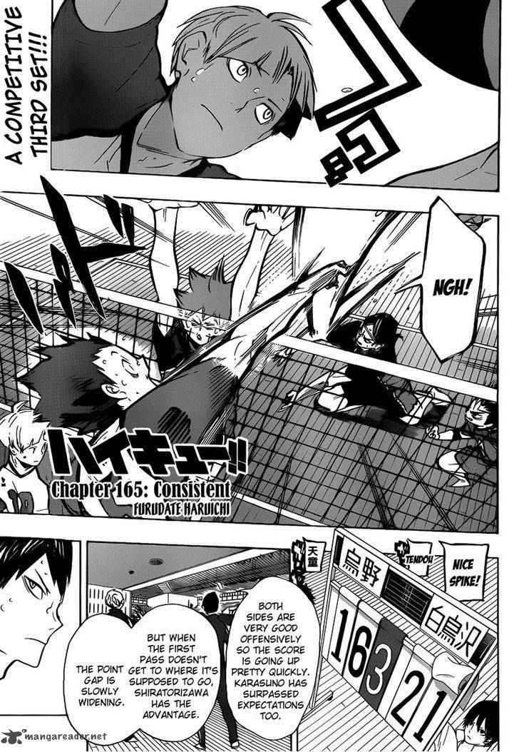 Haikyuu!! Chapter 165 - Page 1