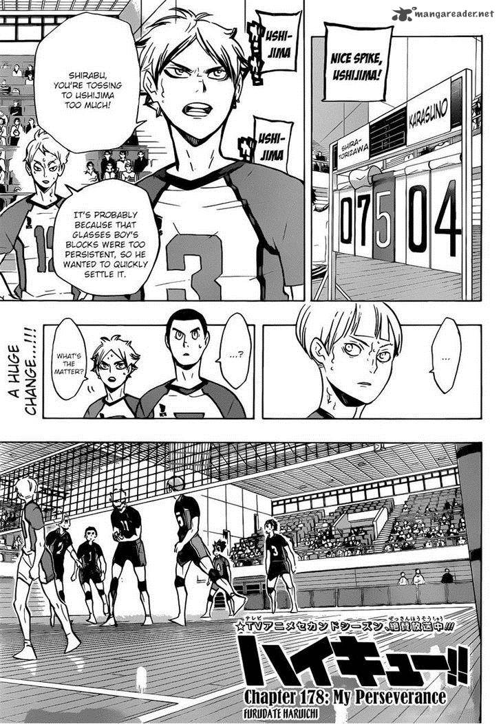 Haikyuu!! Chapter 178 - Page 1