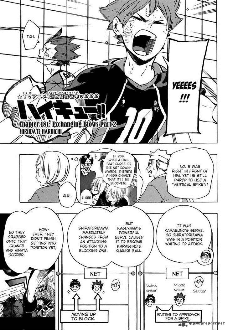 Haikyuu!! Chapter 181 - Page 1
