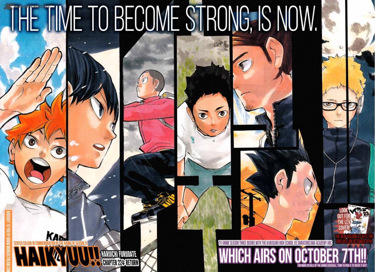 Haikyuu!! Chapter 224 - Page 3