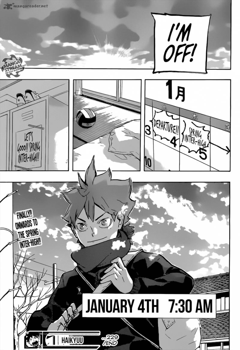 Haikyuu!! Chapter 229 - Page 19