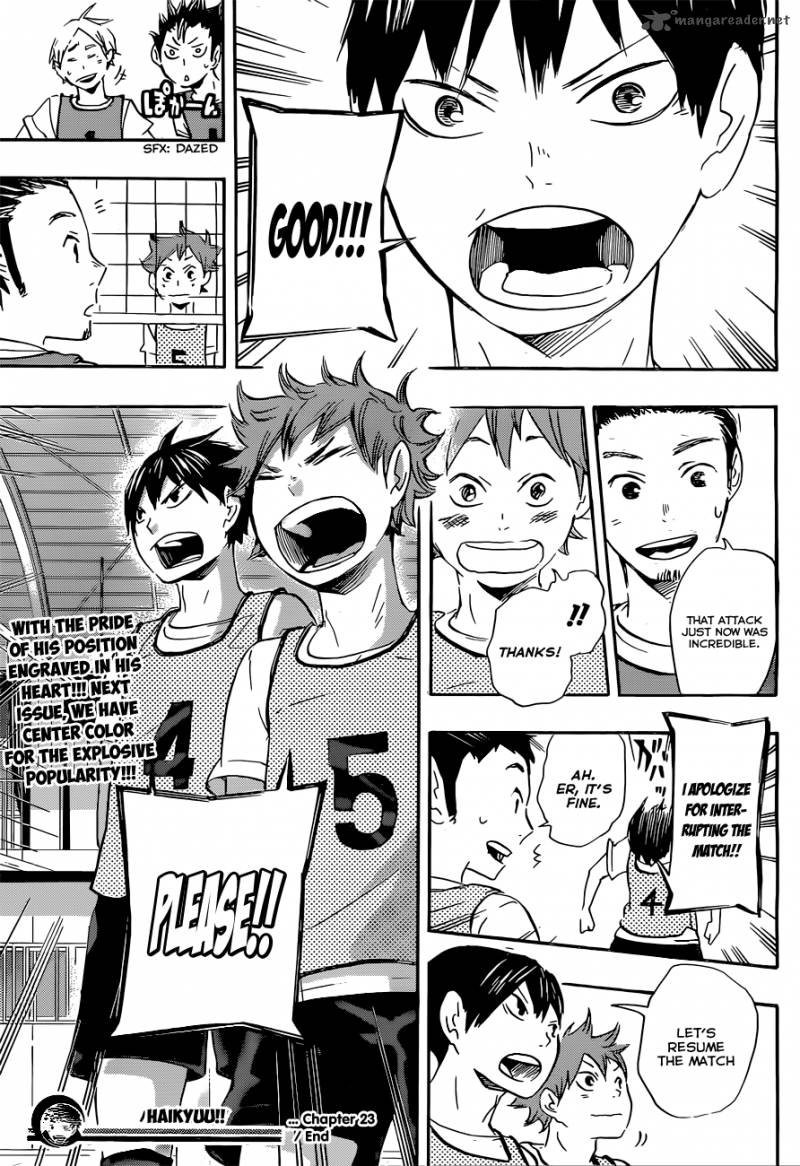 Haikyuu!! Chapter 23 - Page 18