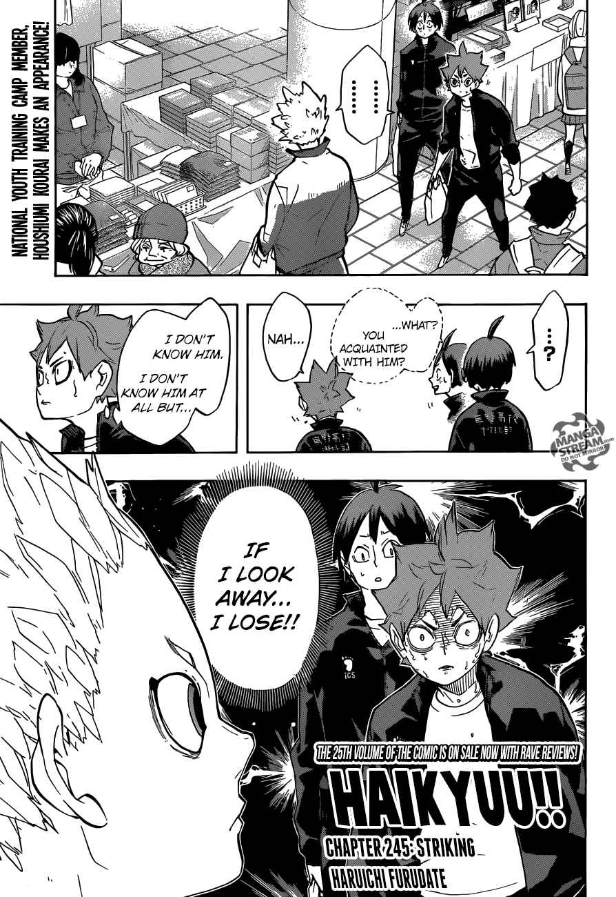 Haikyuu!! Chapter 245 - Page 1