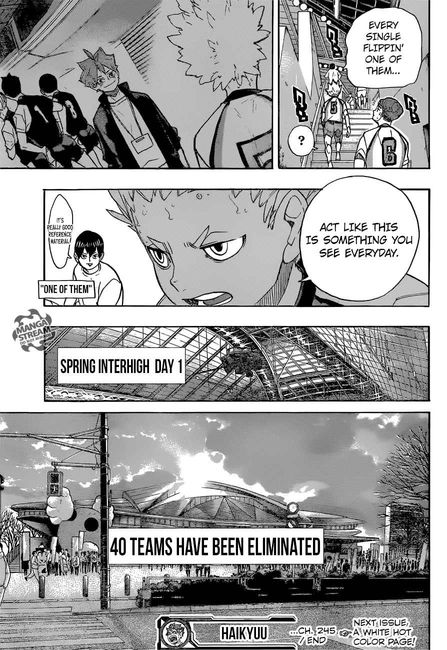 Haikyuu!! Chapter 245 - Page 18
