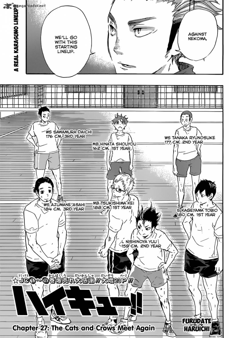 Haikyuu!! Chapter 27 - Page 2