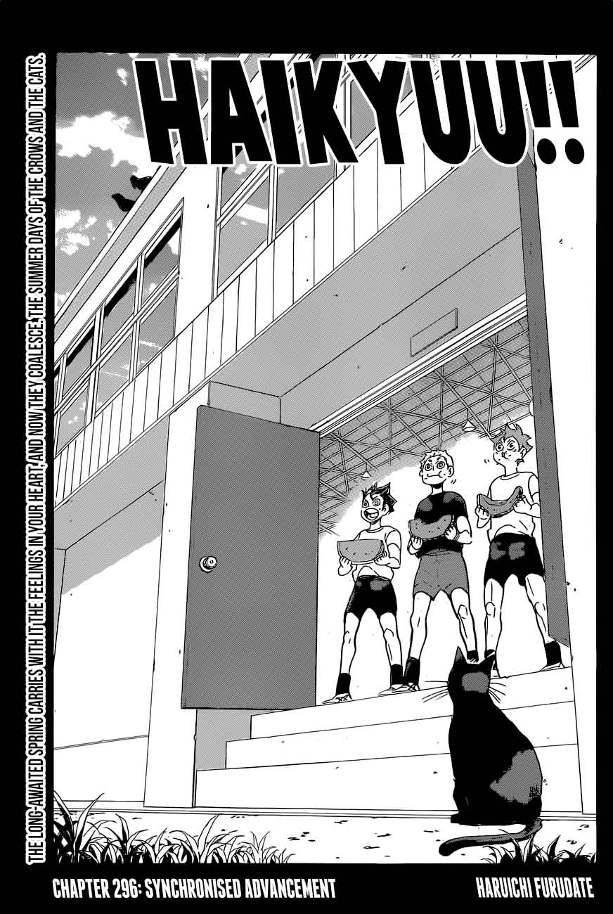 Haikyuu!! Chapter 296 - Page 1