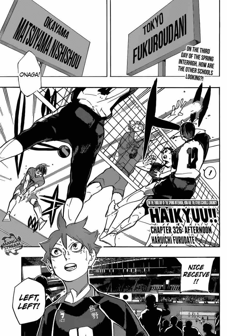 Haikyuu!! Chapter 326 - Page 1