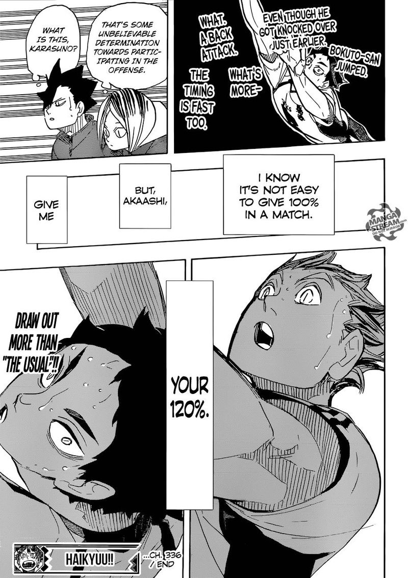Haikyuu!! Chapter 336 - Page 16
