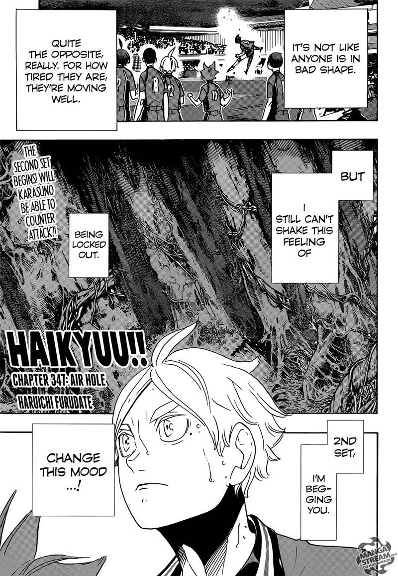 Haikyuu!! Chapter 347 - Page 1