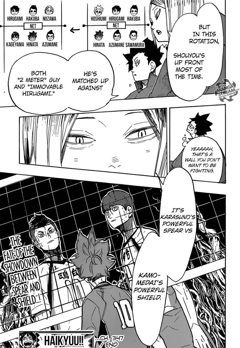 Haikyuu!! Chapter 347 - Page 17