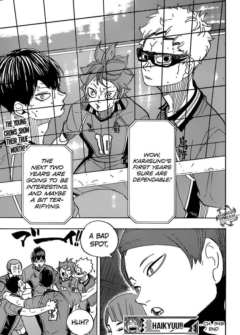 Haikyuu!! Chapter 349 - Page 19
