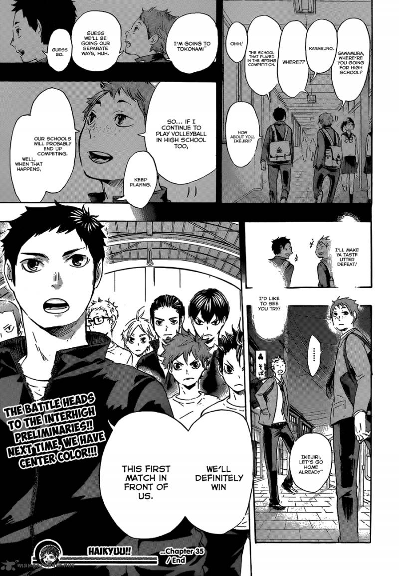 Haikyuu!! Chapter 35 - Page 22