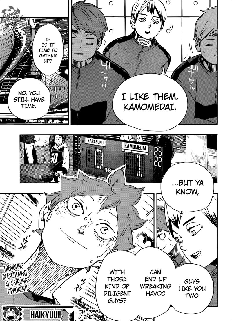 Haikyuu!! Chapter 358 - Page 17