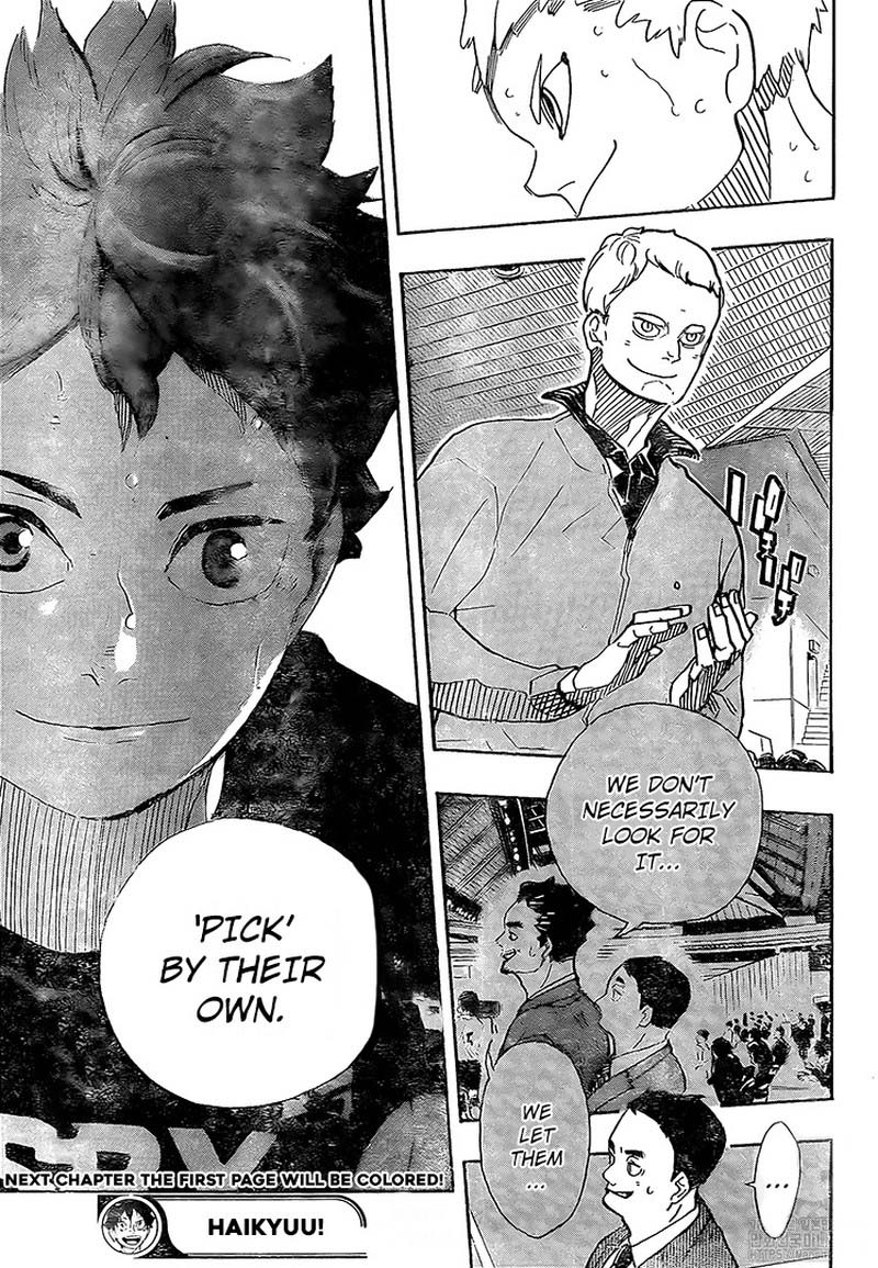 Haikyuu!! Chapter 385 - Page 17