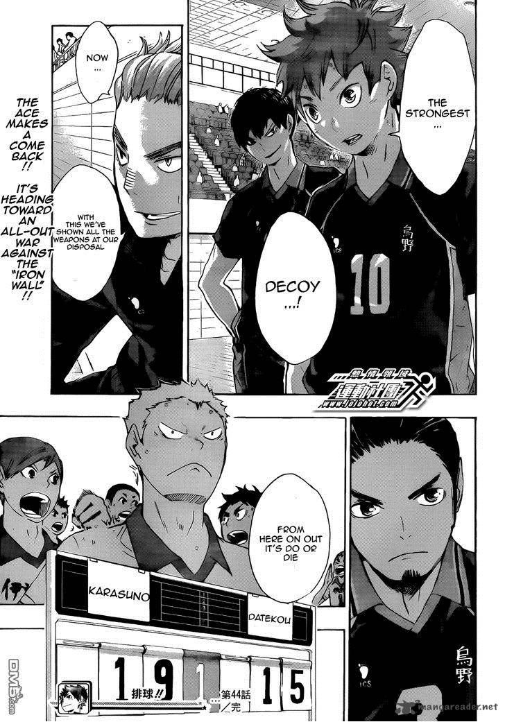 Haikyuu!! Chapter 44 - Page 19