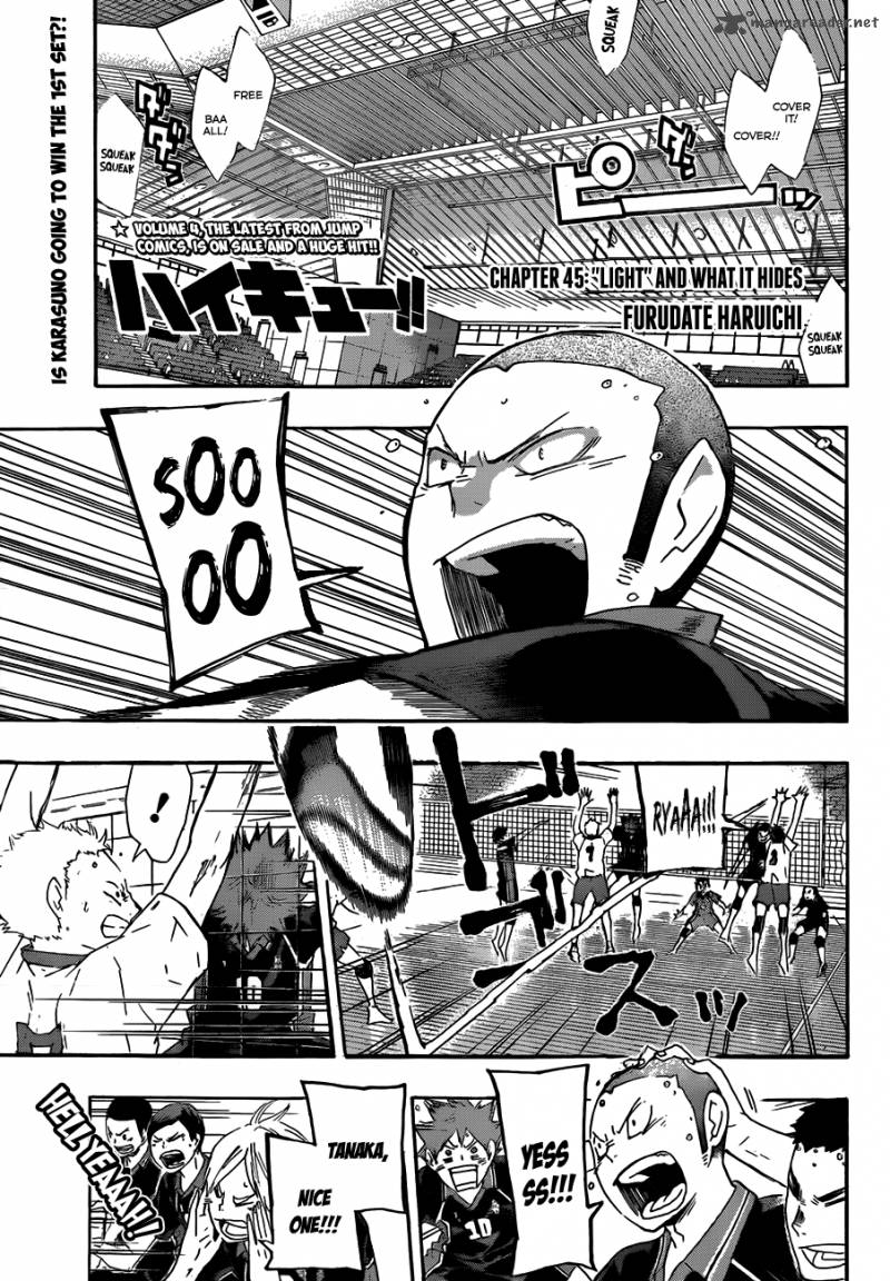 Haikyuu!! Chapter 45 - Page 3