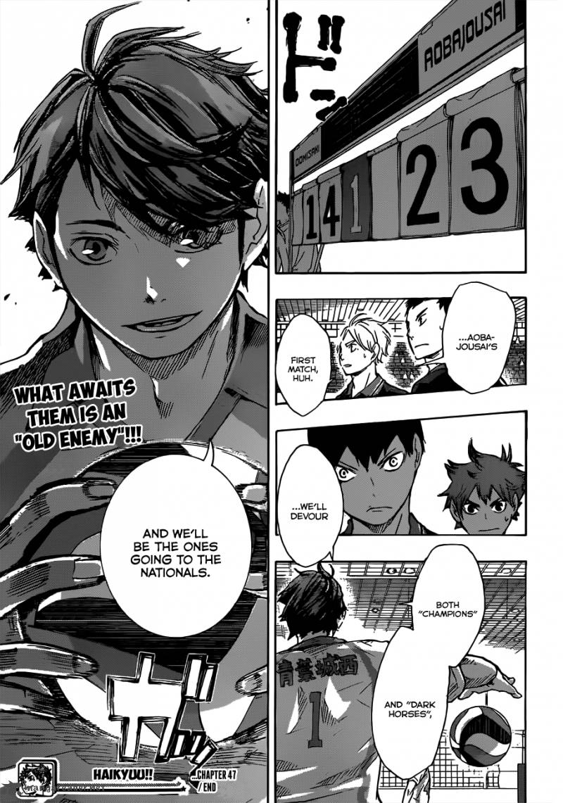 Haikyuu!! Chapter 47 - Page 20