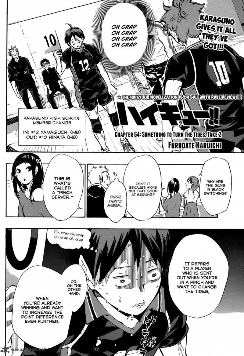 Haikyuu!! Chapter 64 - Page 3