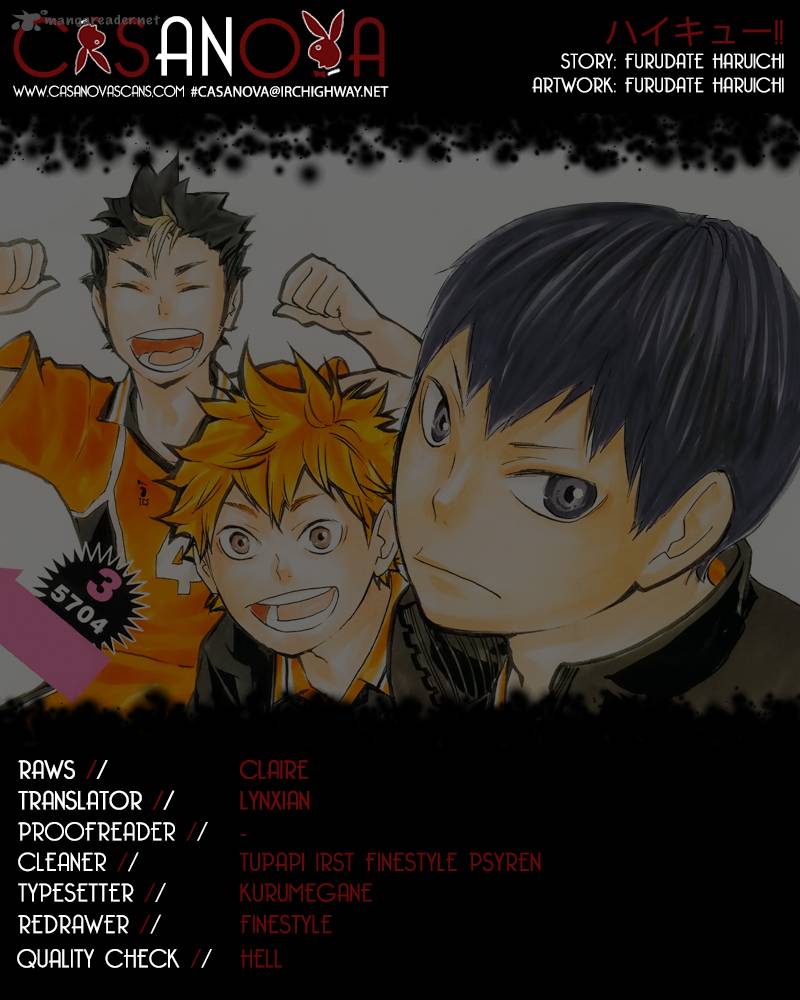 Haikyuu!! Chapter 70 - Page 1