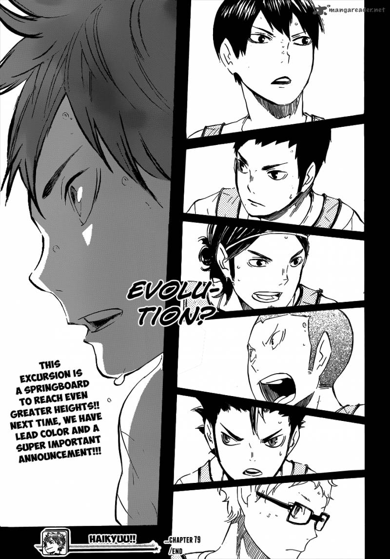 Haikyuu!! Chapter 79 - Page 19