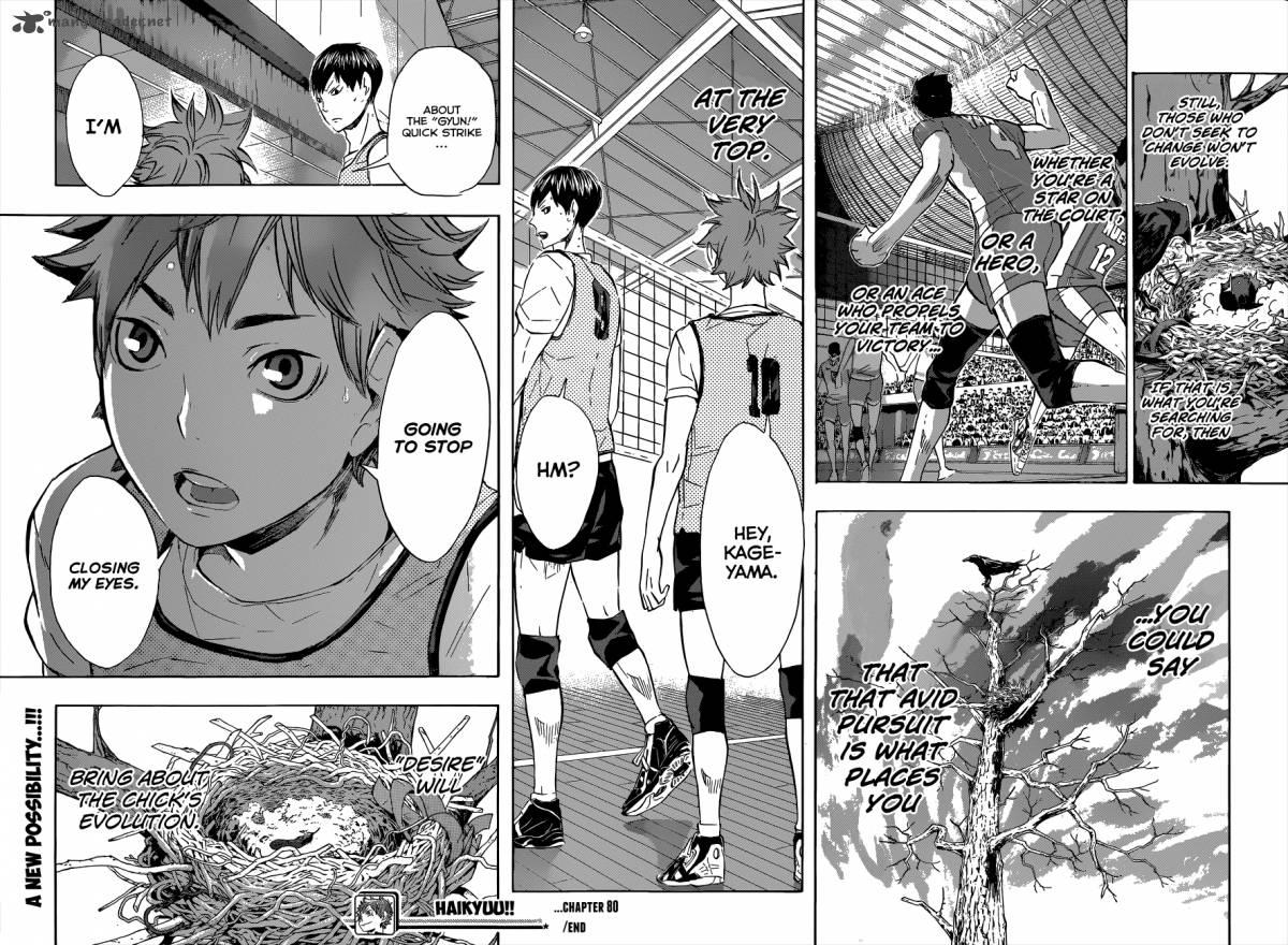 Haikyuu!! Chapter 80 - Page 20