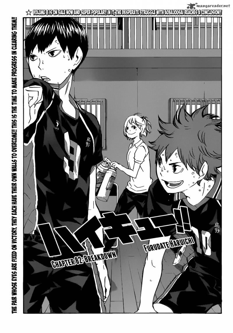 Haikyuu!! Chapter 82 - Page 2