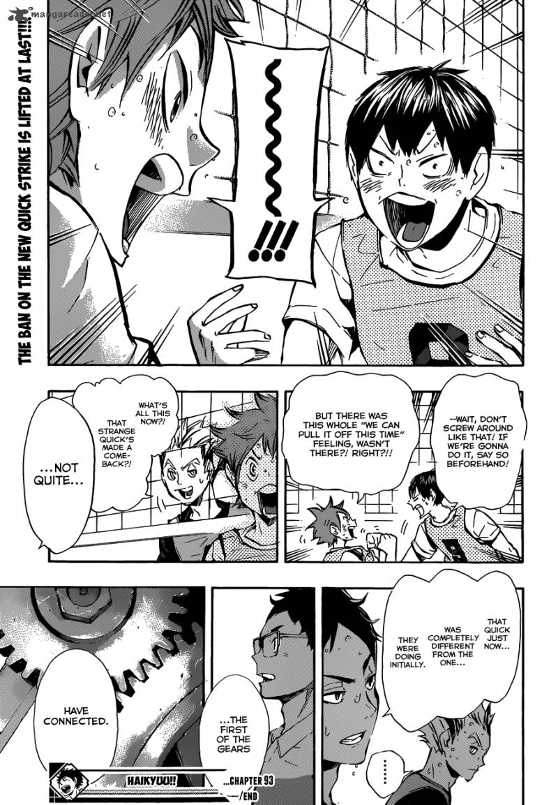 Haikyuu!! Chapter 93 - Page 20