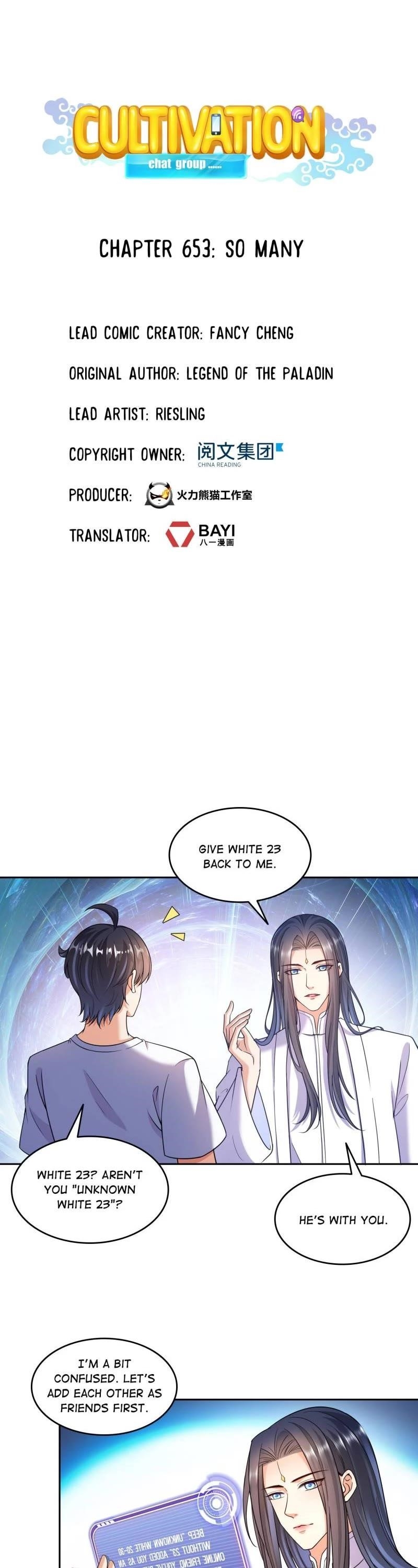 Cultivation Chat Group Chapter 653 - Page 1