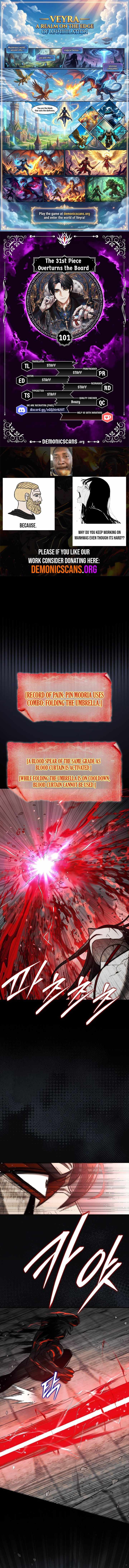The 31st Piece Overturns the Board Chapter 101 - Page 1
