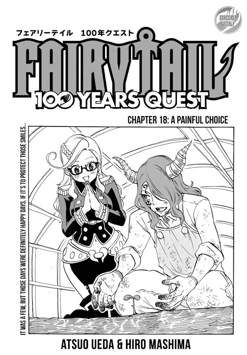 Fairy Tail 100 Years Quest Chapter 18 - Page 1