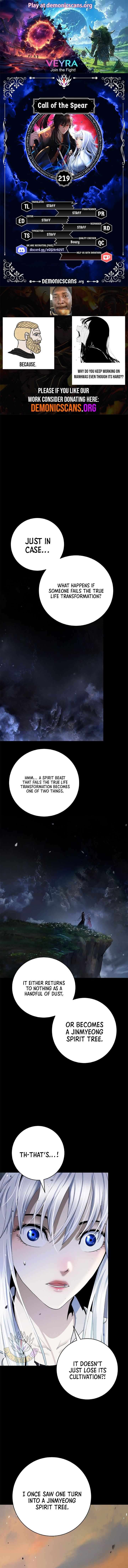 Call of the Spear Chapter 219 - Page 1