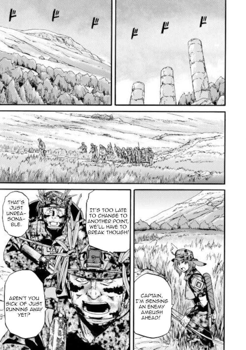 Gate – Jietai Kare No Chi Nite, Kaku Tatakeri Chapter 101.1 - Page 13