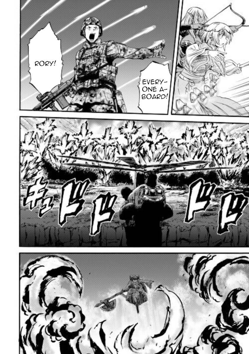 Gate – Jietai Kare No Chi Nite, Kaku Tatakeri Chapter 101.2 - Page 9