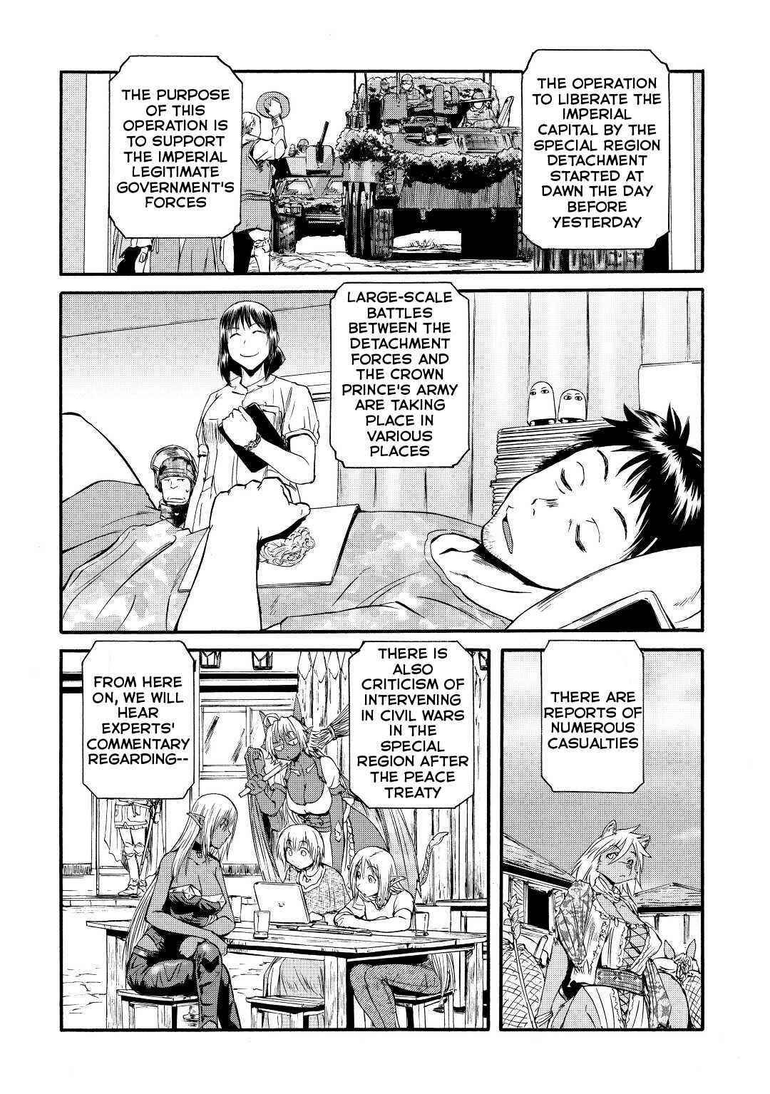 Gate – Jietai Kare No Chi Nite, Kaku Tatakeri Chapter 116 - Page 10